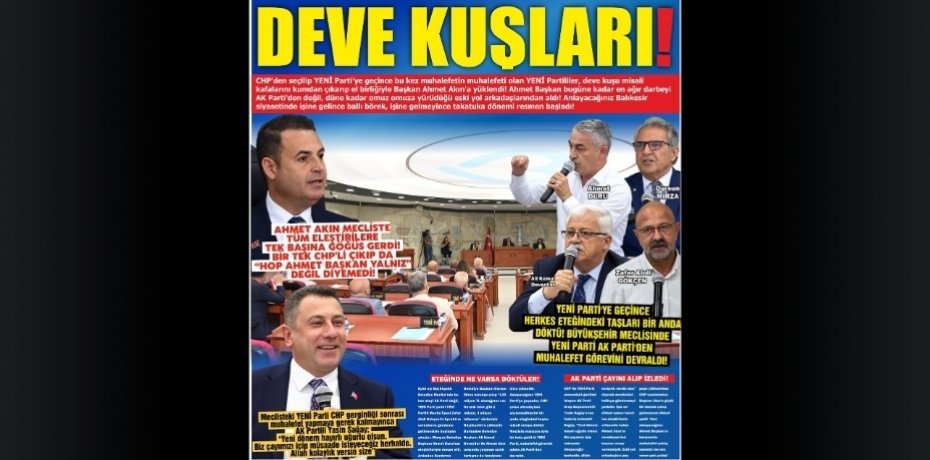 DEVE KUŞLARI!