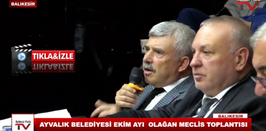 AYVALIK BELEDİYESİ EKİM AYI  OLAĞAN MECLİS TOPLANTISI