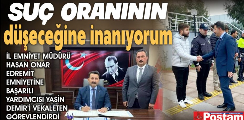 'Suç oranının düşeceğine inanıyorum'