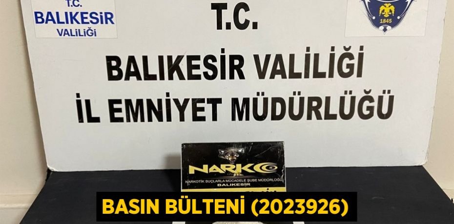 Basın Bülteni (2023926)