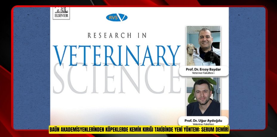BAÜN AKADEMİSYENLERİNDEN KÖPEKLERDE KEMİK KIRIĞI TAKİBİNDE YENİ YÖNTEM: SERUM DEMİRİ