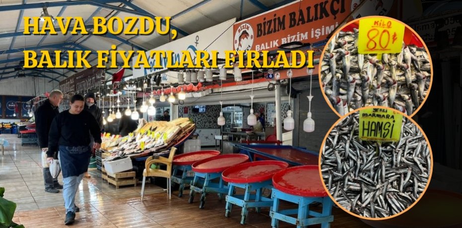 Hava Bozdu, Balık Fiyatları Fırladı 