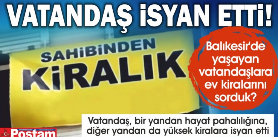 Vatandaş isyan etti!