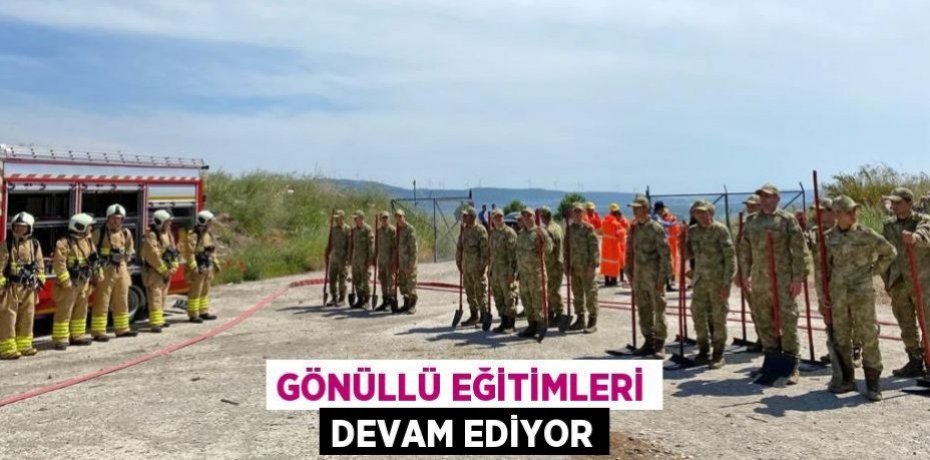 Gönüllü eğitimleri devam ediyor