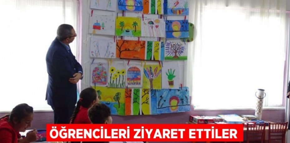 Öğrencileri ziyaret ettiler