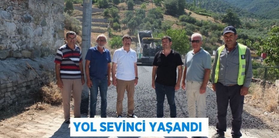 Yol sevinci yaşandı