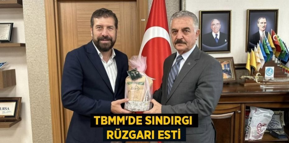 TBMM'de Sındırgı rüzgarı esti