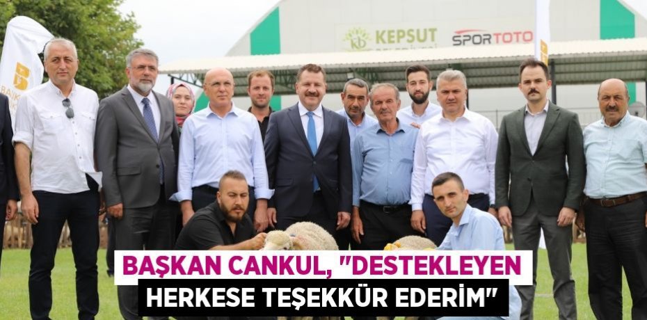 Başkan Cankul, "Destekleyen herkese teşekkür ederim"