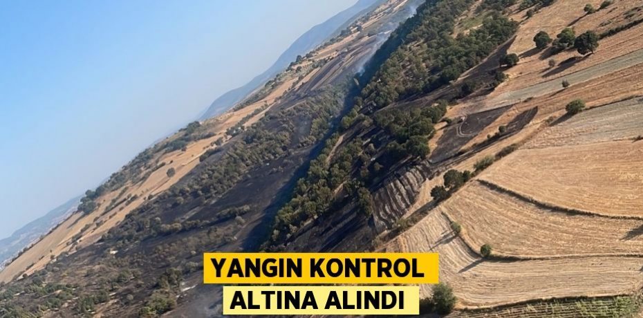 Yangın kontrol altına alındı