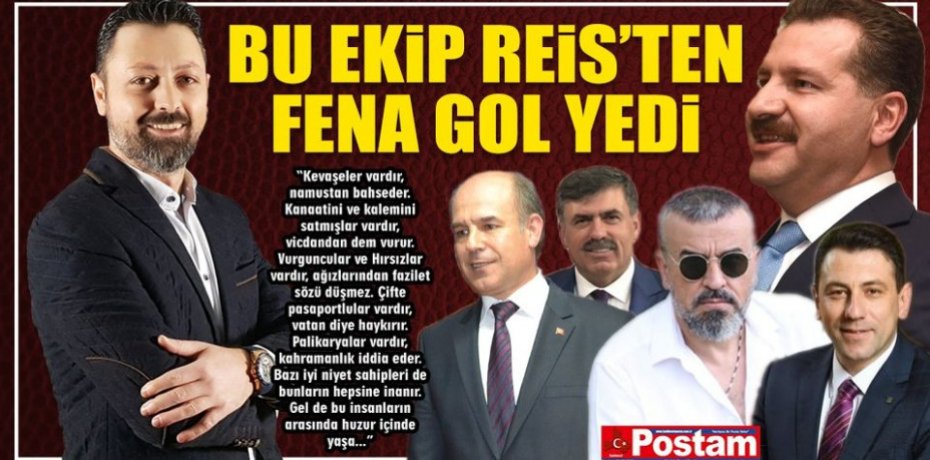 BU EKİP REİS'TEN FENA GOL YEDİ