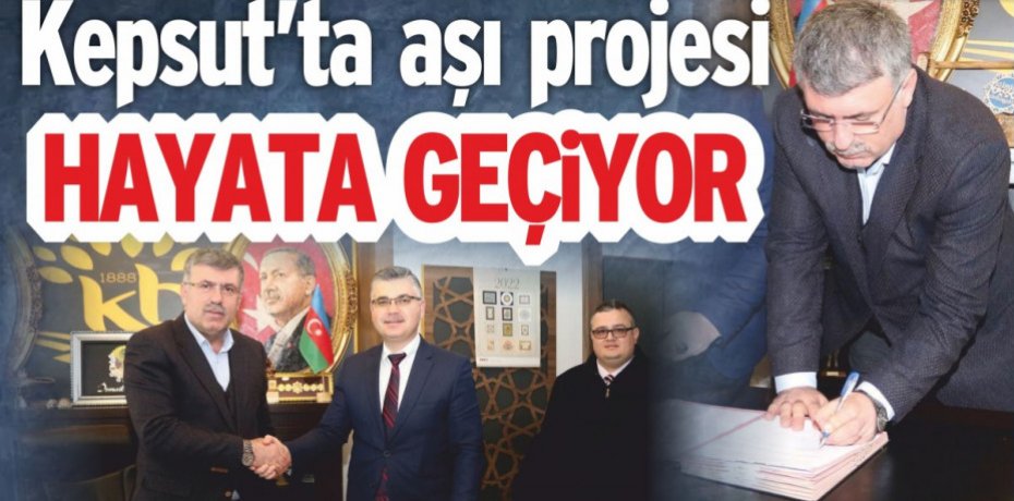 Kepsut’ta aşı projesi hayata geçiyor