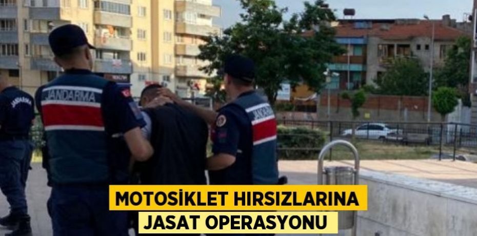 MOTOSİKLET HIRSIZLARINA JASAT OPERASYONU