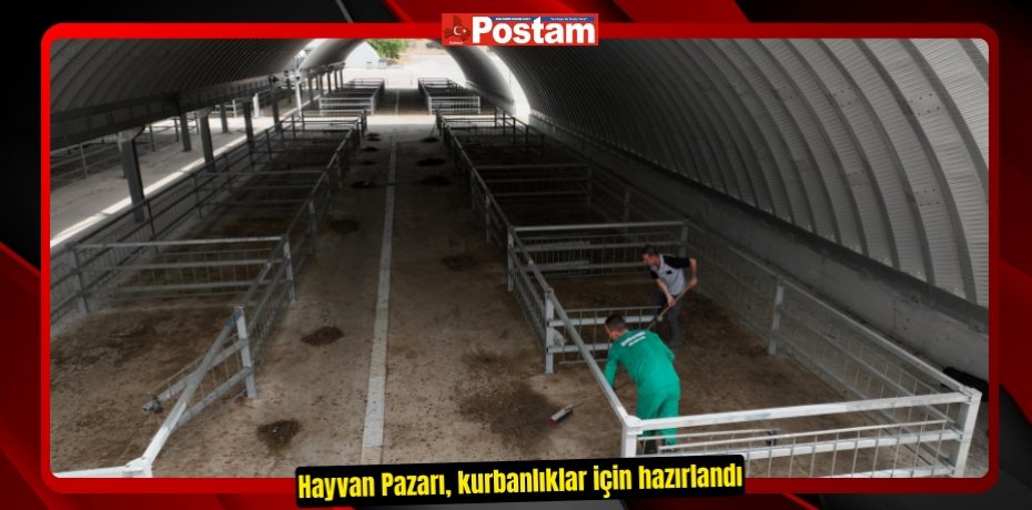 Hayvan Pazarı, kurbanlıklar için hazırlandı