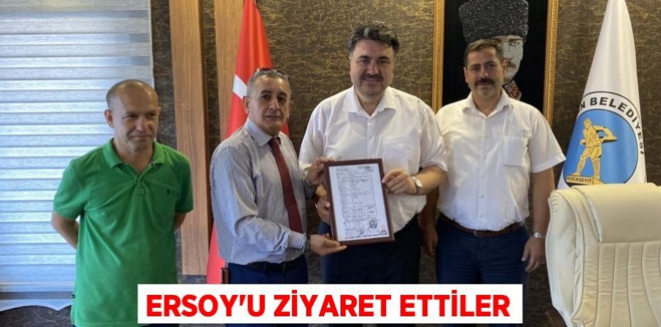 ERSOY'U ZİYARET ETTİLER