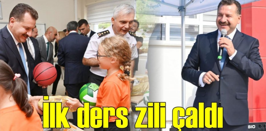 İlk ders zili çaldı