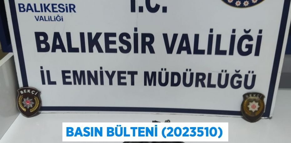 Basın Bülteni (2023510)