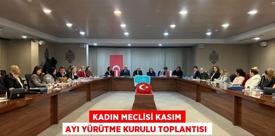 Kadın Meclisi Kasım Ayı Yürütme Kurulu Toplantısı