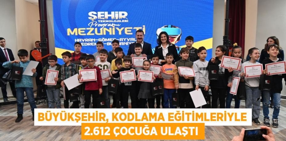 Büyükşehir, kodlama eğitimleriyle 2.612 çocuğa ulaştı