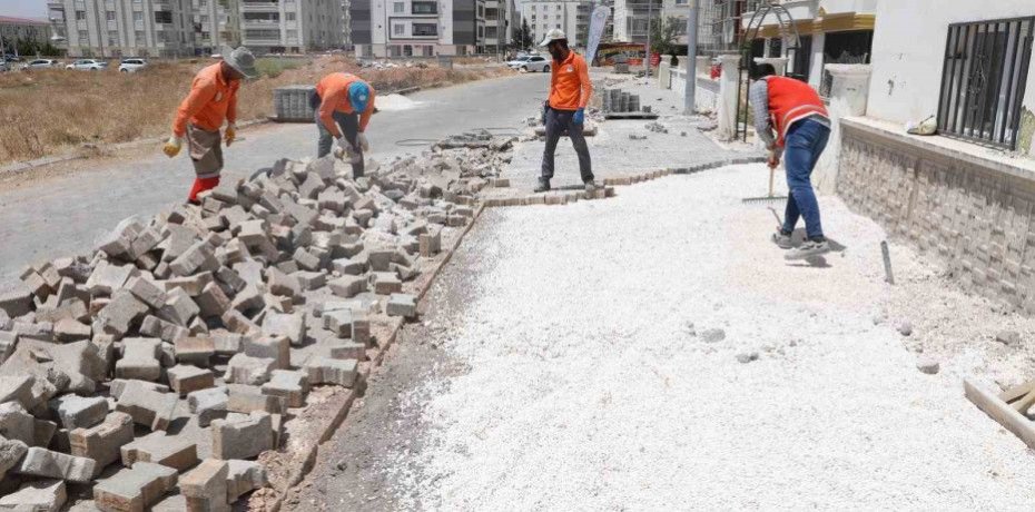 HALİLİYE’DE ÜST YAPI ÇALIŞMALARI DEVAM EDİYOR