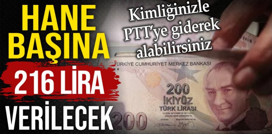 Her haneye veriliyor!