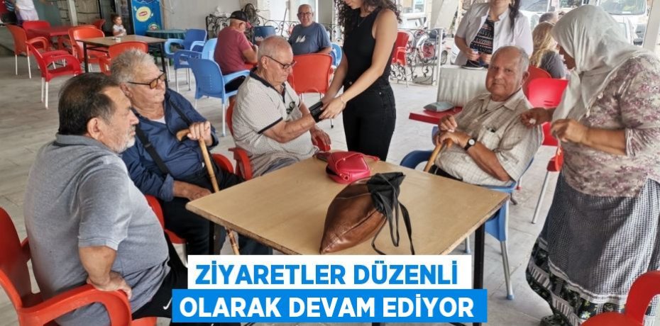 Ziyaretler düzenli olarak devam ediyor