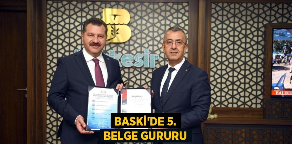 BASKİ’de 5. belge gururu