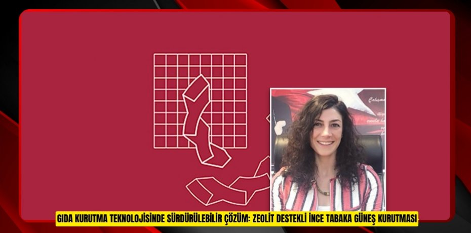 GIDA KURUTMA TEKNOLOJİSİNDE SÜRDÜRÜLEBİLİR ÇÖZÜM: ZEOLİT DESTEKLİ İNCE TABAKA GÜNEŞ KURUTMASI
