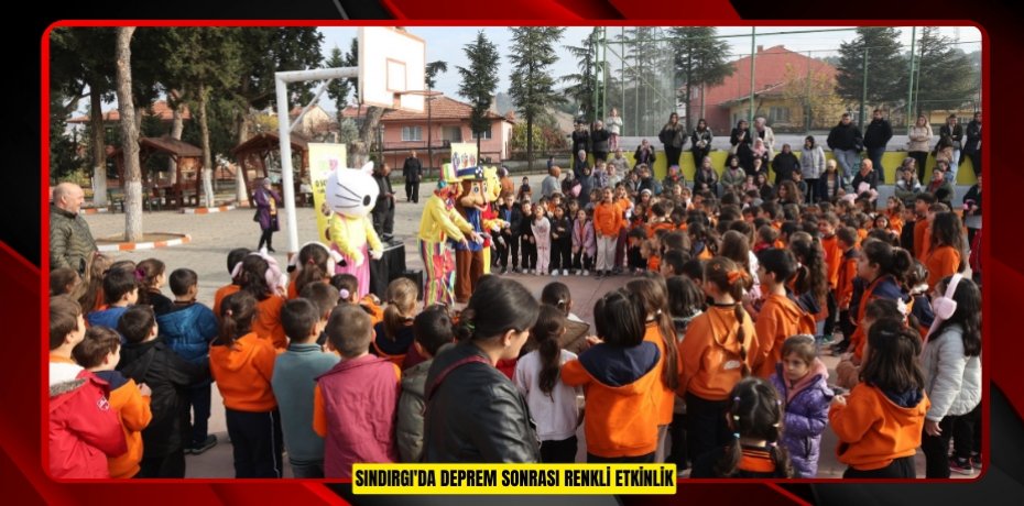 Sındırgı'da deprem sonrası renkli etkinlik