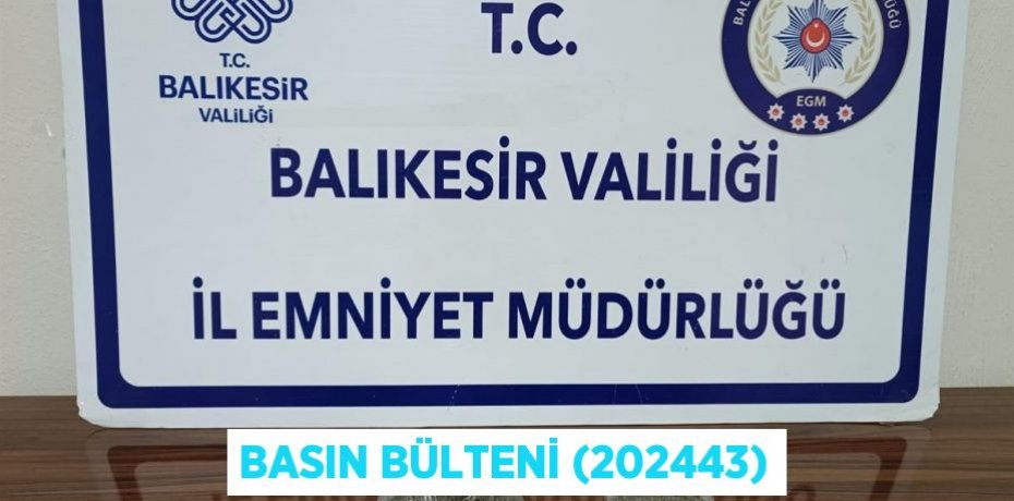 Basın Bülteni (202443)