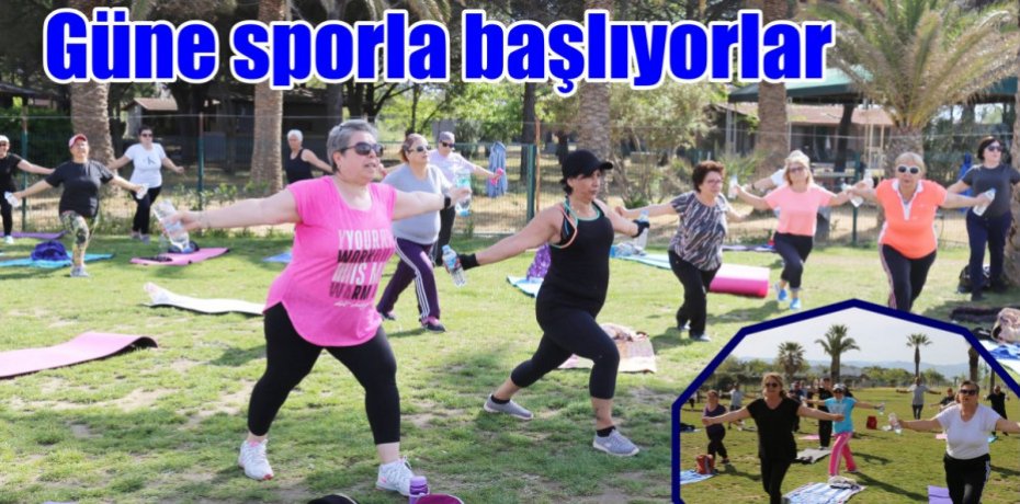 Güne sporla başlıyorlar