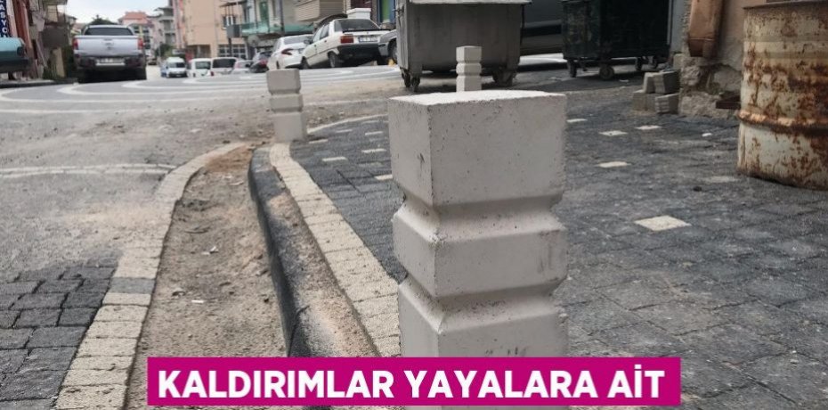 Kaldırımlar yayalara ait