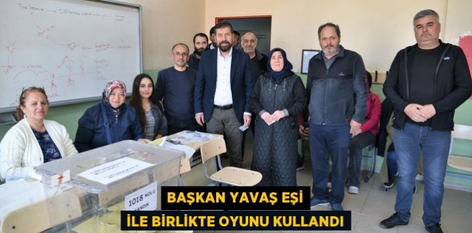 Başkan Yavaş Eşi ile Birlikte Oyunu Kullandı