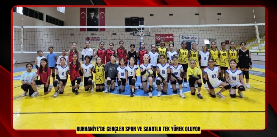 Burhaniye’de gençler spor ve sanatla tek yürek oluyor  