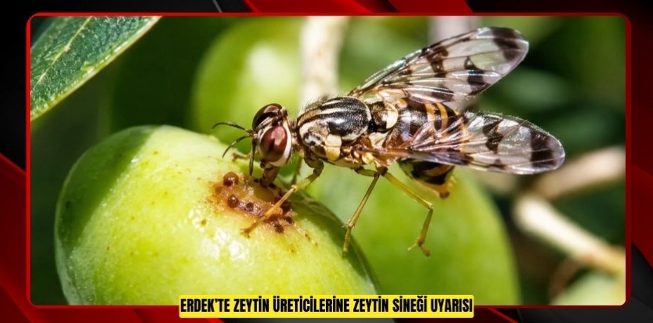 Erdek’te zeytin üreticilerine zeytin sineği uyarısı  