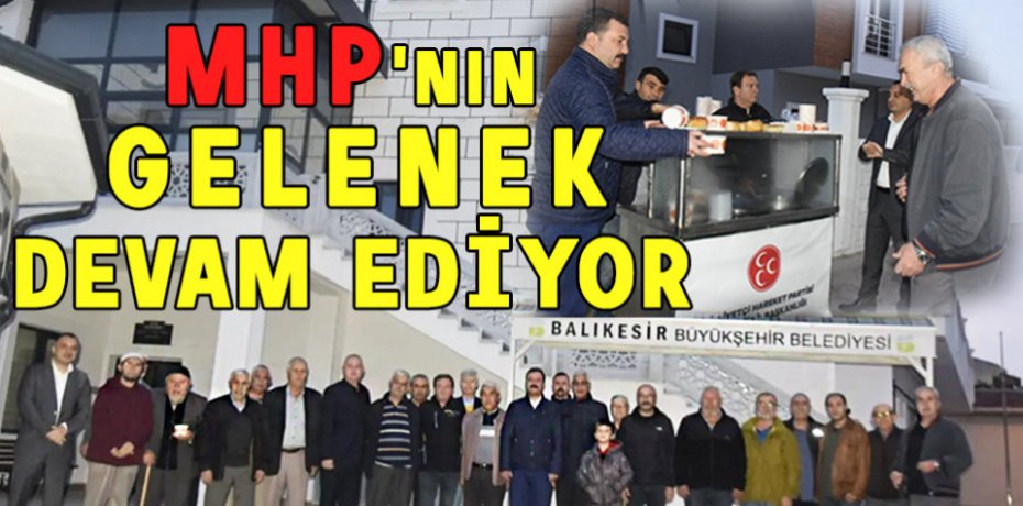 MHP'nin GELENEK DEVAM EDİYOR