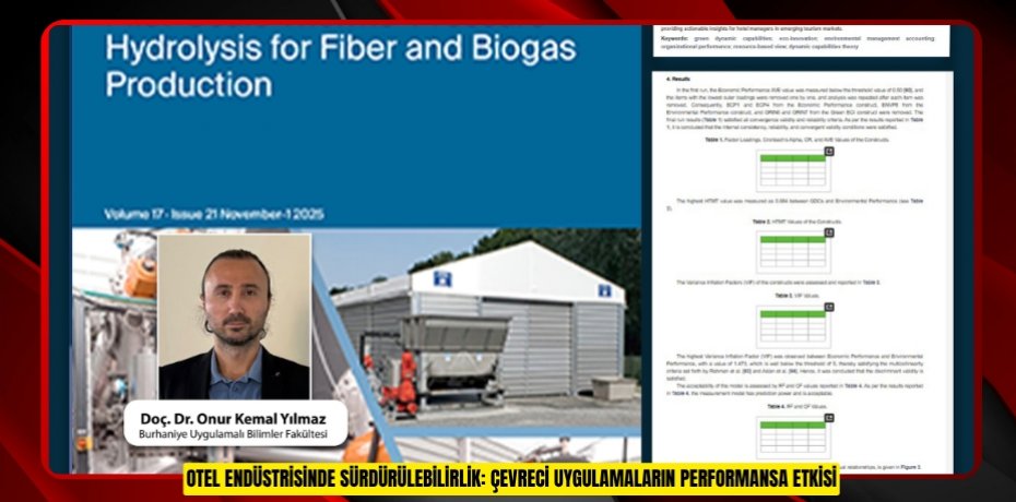 OTEL ENDÜSTRİSİNDE SÜRDÜRÜLEBİLİRLİK: ÇEVRECİ UYGULAMALARIN PERFORMANSA ETKİSİ