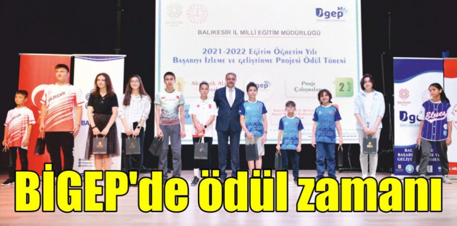 BİGEP'de ödül zamanı