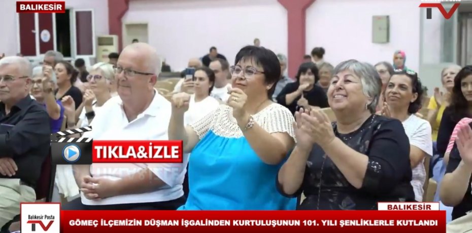GÖMEÇ İLÇEMİZİN DÜŞMAN İŞGALİNDEN KURTULUŞUNUN 101. YILI ŞENLİKLERLE KUTLANDI