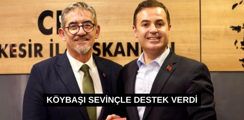 KÖYBAŞI SEVİNÇLE DESTEK VERDİ