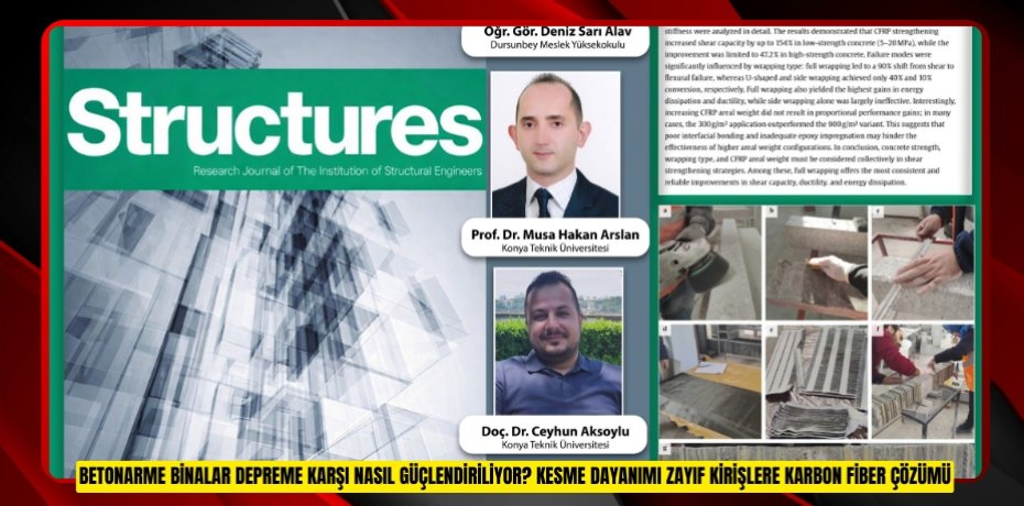 BETONARME BİNALAR DEPREME KARŞI NASIL GÜÇLENDİRİLİYOR? KESME DAYANIMI ZAYIF KİRİŞLERE KARBON FİBER ÇÖZÜMÜ