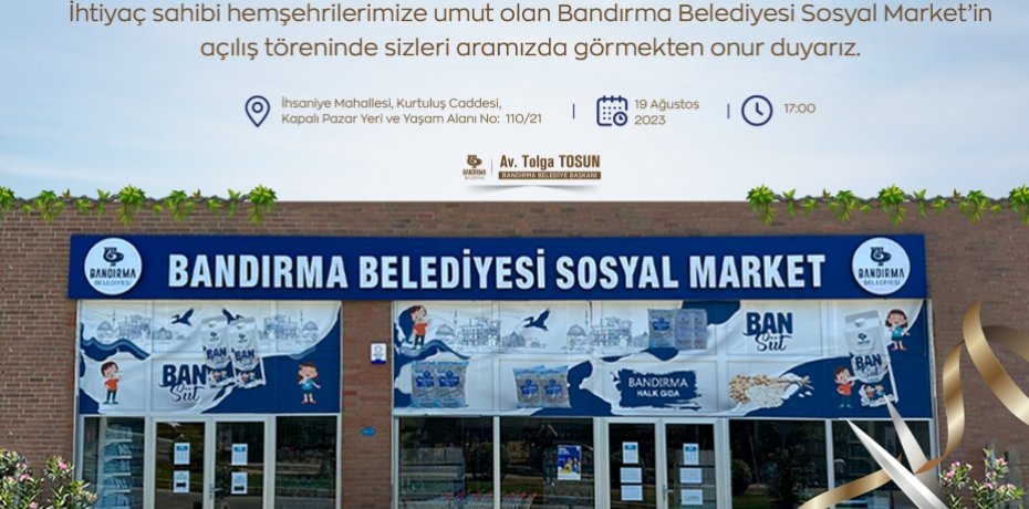 BANDIRMA BELEDİYESİ SOSYAL MARKET