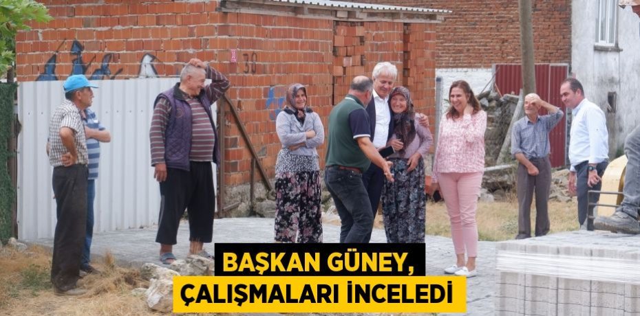 Başkan Güney, çalışmaları inceledi