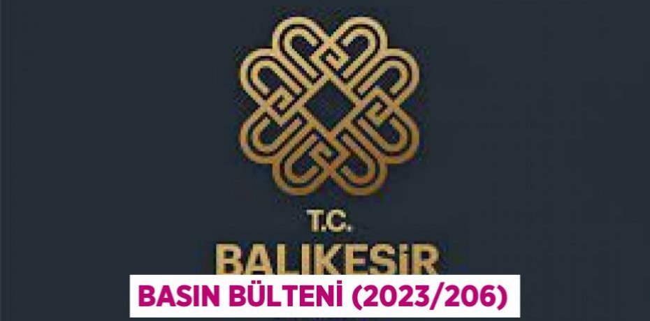 Basın Bülteni (2023/206)