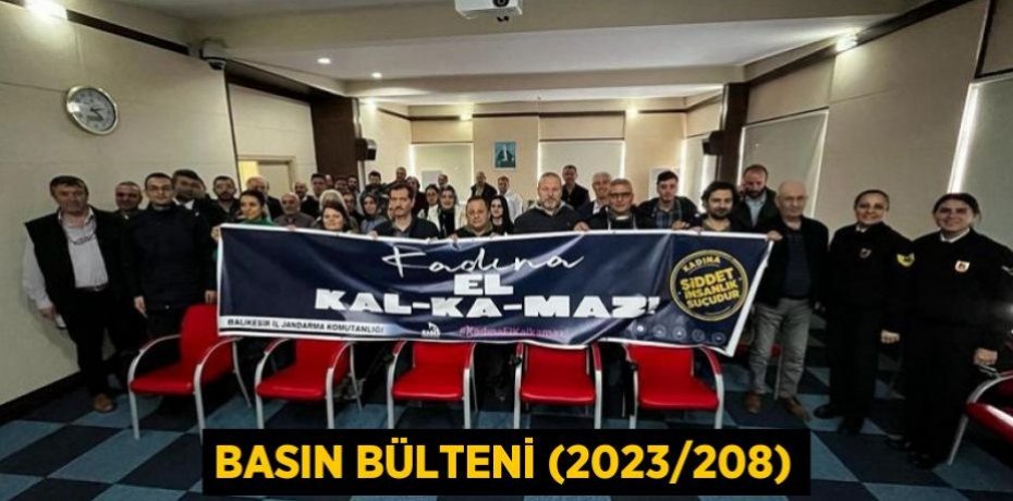 Basın Bülteni (2023/208)