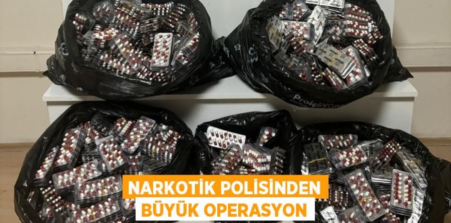 Narkotik Polisinden Büyük Operasyon