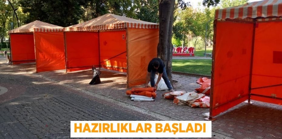 Hazırlıklar başladı