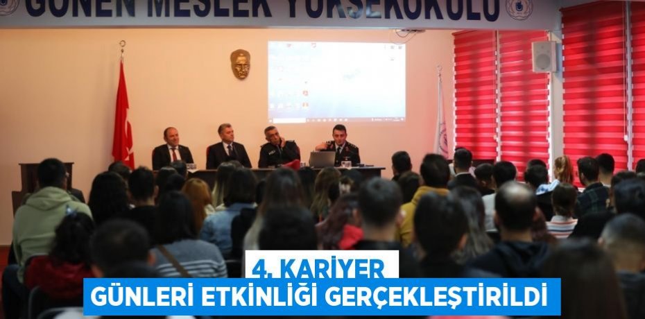 4. Kariyer Günleri Etkinliği Gerçekleştirildi