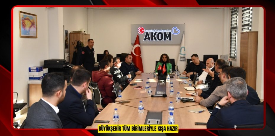 BÜYÜKŞEHİR TÜM BİRİMLERİYLE KIŞA HAZIR