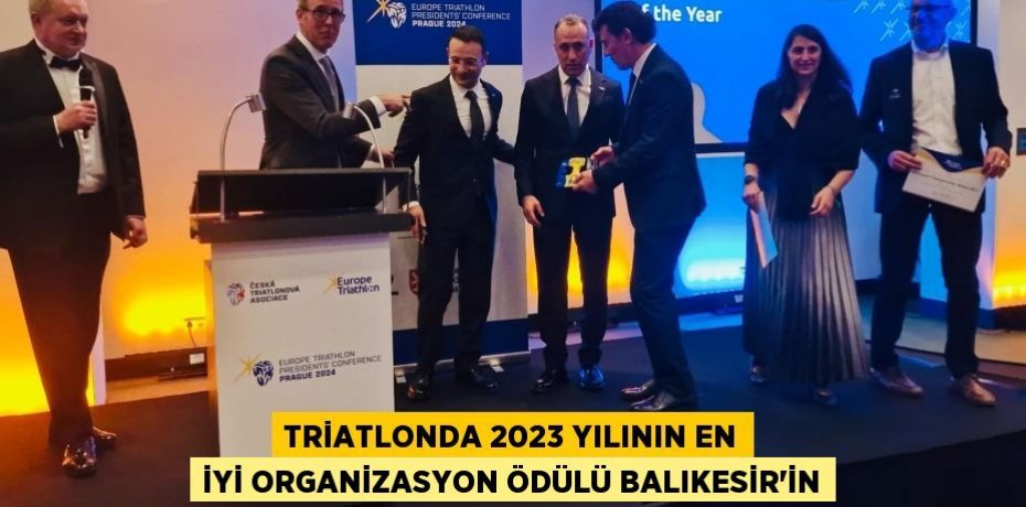 Triatlonda 2023 Yılının En İyi Organizasyon Ödülü Balıkesir’in
