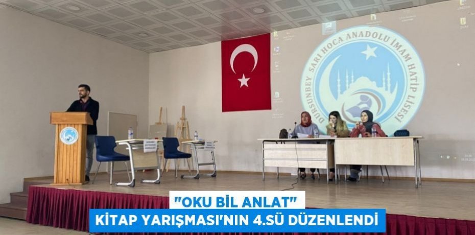 "Oku Bil Anlat" Kitap Yarışması'nın 4.sü düzenlendi